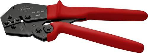 Knipex Crimpzange 97 52 09 für Aderendhülsen 10 bis 25 mm² mit Kunststoff-Hüllen in Rot - Bild 1