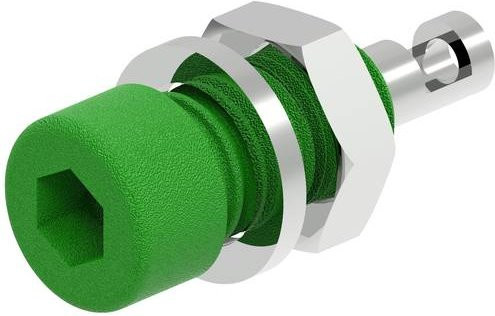 Electro PJP 224-M5-C-CD1-V Laborbuchse Stift-Ø: 2mm in Grün - Bild 1