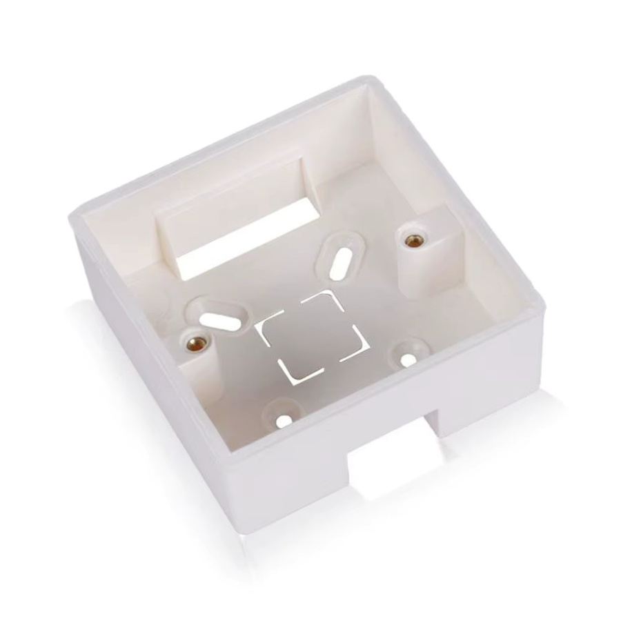Pattress Back Box für 86 Typ Lichtschalter Steckdosen und Schalter zur Oberflächenmontage in Weiß - Bild 4