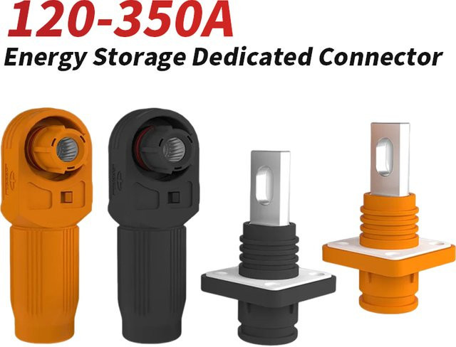 DIVEDEER IP67 Einadrig-Energiespeicher-Steckverbinder Hochstrom-Photovoltaik-Batterie-Anschlussklemme 350A 1000V Wasserdicht - Bild 1