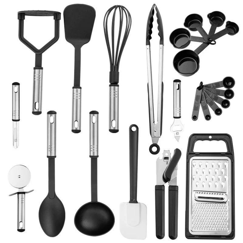 Nest & Nook Set mit 25 antihaftbeschichteten Silikon-Küchenutensilien zum Kochen und Backen - Bild 2