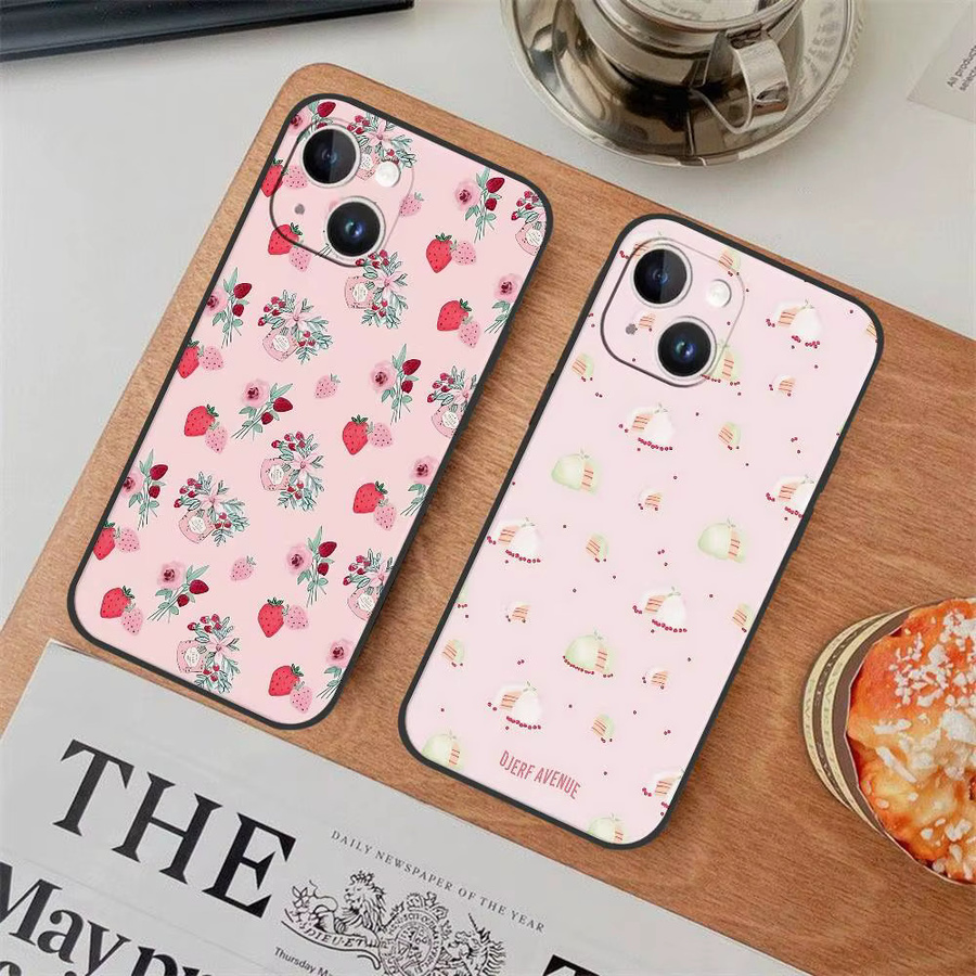 BerriesS Print Avenue Djerf Handyhülle für iPhone 11 bis 17 Pro Max in Schwarz - Bild 3