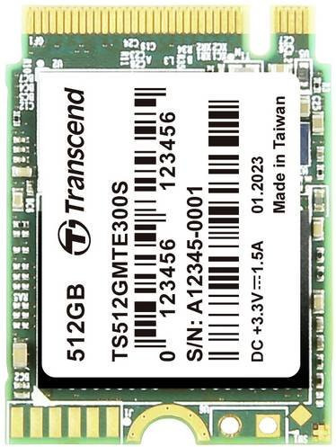 Transcend 300S 512GB Interne M.2 PCIe NVMe SSD 2230 Schwarz TS512GMTE300S - Bild 1