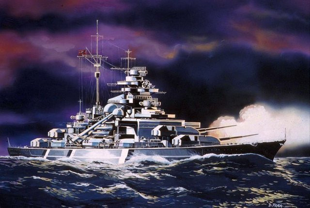 Revell Model Set Bismarck, Modellbausatz, 1:1200, ab 8 Jahren - Bild 5