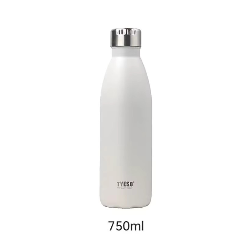 Tyeso Thermobecher für Kalt- und Heißgetränke als Sport-Wasserflasche und Reisebecher in Pink, 750 ml oder 1000 ml - Bild 4