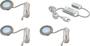 Hera 3er-Set LED-Einbauleuchten in Weiß mit warmweißem Licht und WLAN-Funktion - Bild 1