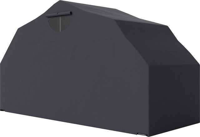 Outsunny Motorradgarage aus wasserfestem Oxford-Gewebe für 2 Motorräder oder Motorroller, Schwarz, B/T/H: 345 x 135 x 191 cm - Bild 1