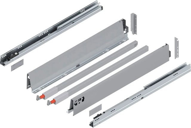 Blum D-Reling Tandembox antaro Vollauszug Blumotion Grau 600 mm 1 Paar - Bild 1