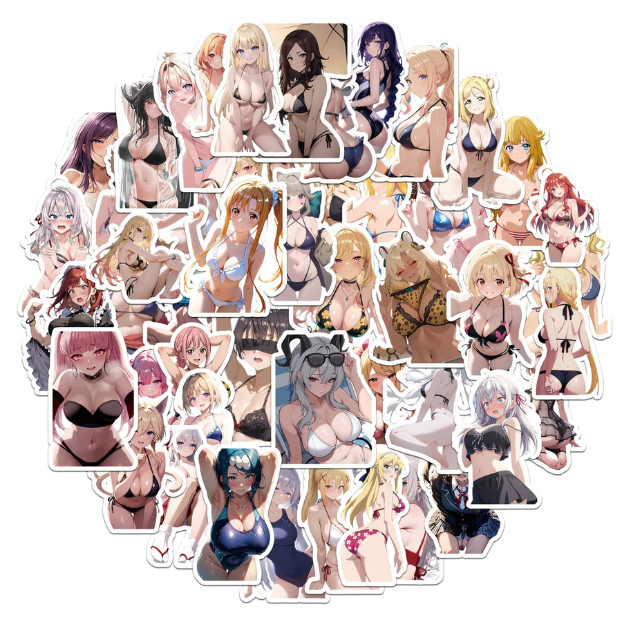 Bandai Anime-Autoaufkleber, 50 Stück - Bild 4