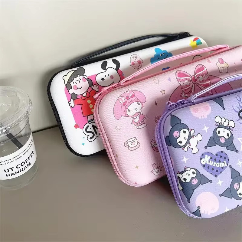 Sanrio Hello Kitty und My Melody Aufbewahrungstasche für OLED Spielekonsolen mit großer Kapazität aus PU-Material - Bild 2