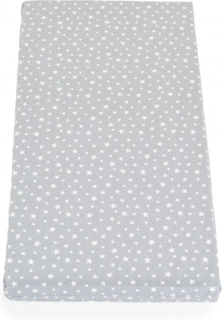 Moni Babybett-Matratze Classico aus Schaumstoff mit abnehmbarem Baumwollbezug, hellgrau, B/T/H: 120 x 60 x 9 cm - Bild 1