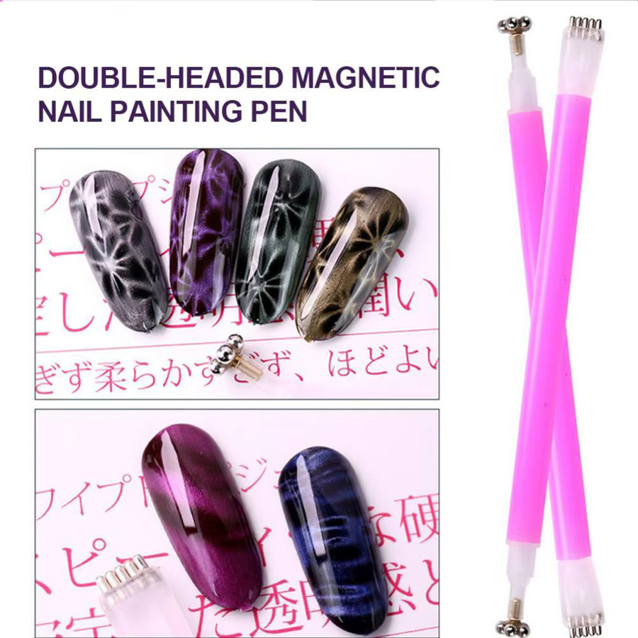 LULAA Magnetischer Nail Art Stick für Cat Eye 9D Effekt, 5 Stück - Bild 2
