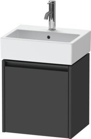Duravit Waschtischunterschrank Ketho.2 mit 1 Tür in Grau, B/T/H: 43,4 x 33,8 x 44 cm - Bild 1