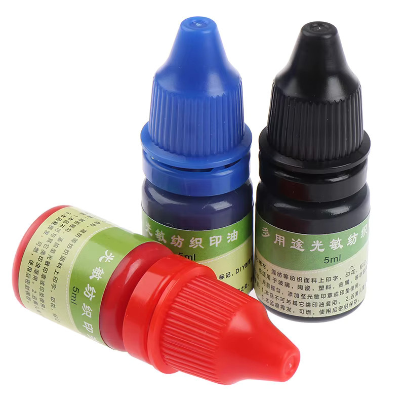 Wasserdichte Textilfarbe für Namensstempel auf Kleidung, 5 ml, Mehrfarbig - Bild 4
