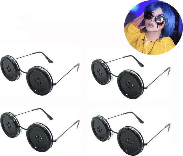 Untior Knopfbrille, Brille, Schwarz, Kunststoff, Set / Bundle - Bild 1