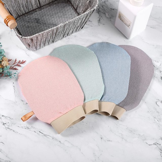 Körper- und Handpeeling-Handschuhe, Unisex - Bild 1