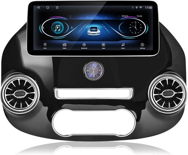 Junsun 12 Zoll Autoradio für Mercedes Benz Vito W447 2014-2022 in Schwarz - Bild 1