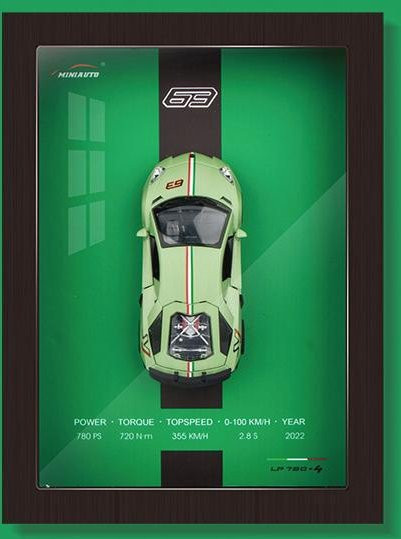 Linyi toy car Modellauto, 1:32, Metall, Grün - Bild 1