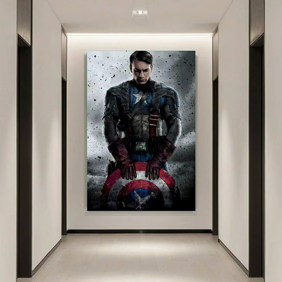 KAYOU Marvel Captain America Quadratische Leinwand 5D Diamantmalerei in Multicolour - Bild 2
