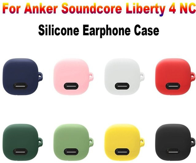 Silikon-Kopfhörer-Abdeckung für Anker Soundcore Liberty 4 NC, staubdichte Ladebox-Hülle in Grün - Bild 1
