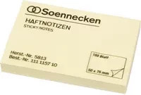 Soennecken Haftnotizen Gelb Standard 75 x 75 mm - Bild 1