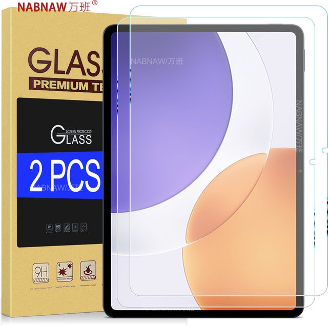 2er-Pack Xiaomi Pad 7S Pro Displayschutz aus gehärtetem Glas, transparent, kratzfeste HD-Hartfolie mit Ölbeschichtung für 12,5 Zoll - Bild 1