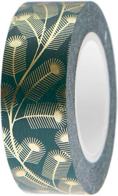 Rico Design Paper Poetry Washi Tape Zweige in Dunkelgrün, Breite: 1,5 cm, Länge: 10 m - Bild 1