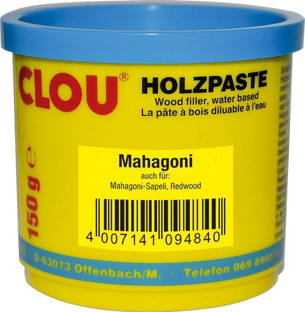 Clou Holzpaste Mahagoni wasservererdünnbar 150 g - Bild 1