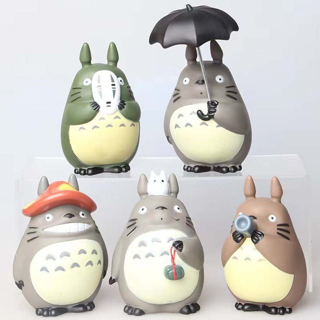 Fashnics Totoro Figur Mini Statue 5-teiliges Set - Bild 1
