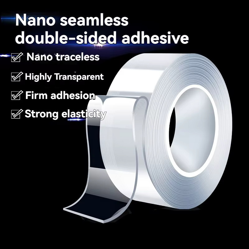 Hopk Nano doppelseitiges Klebeband, transparent, wasserfest und wiederverwendbar - Bild 3