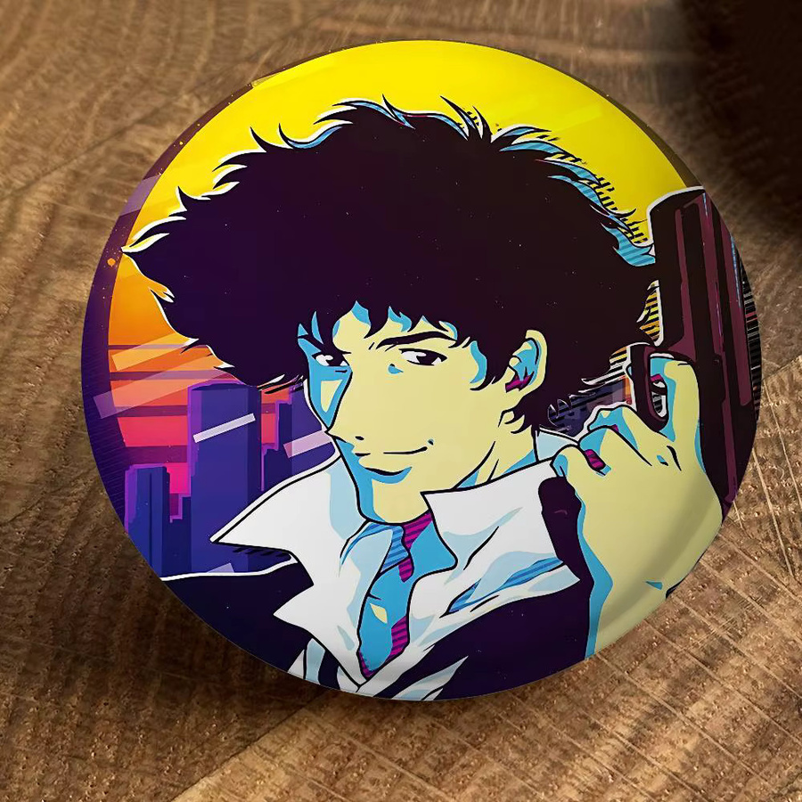 Brosche Cowboy Bebop Anime Retro Abzeichen, Unisex - Bild 4