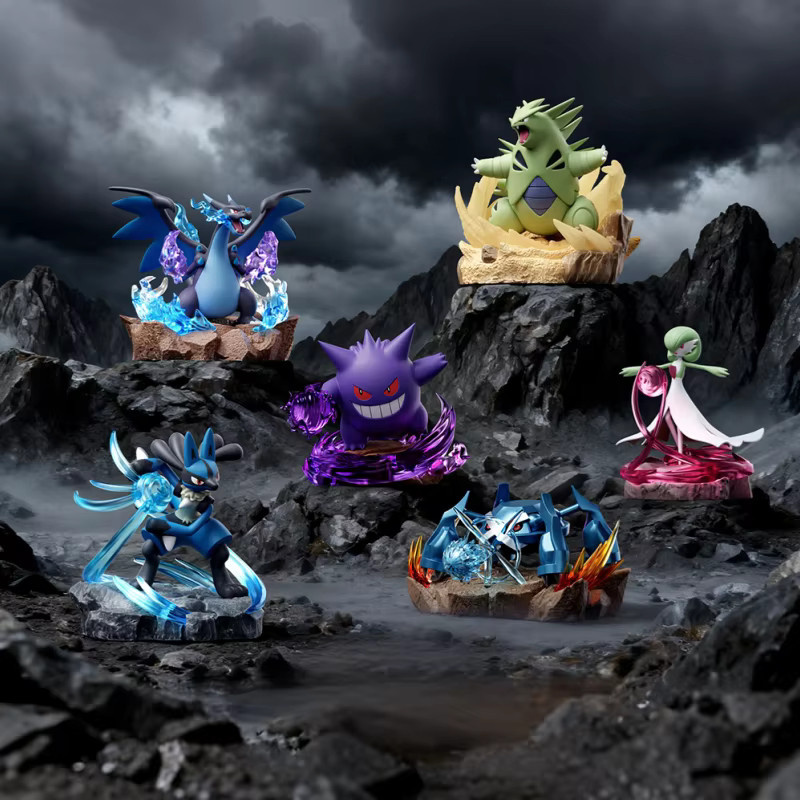 Pokémon Anime Actionfigur Mega Charizard X Metagross Gardevoir Lucario, mit Leuchteffekt - Bild 3