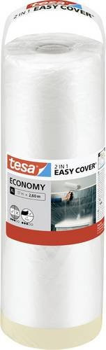 tesa Easy Cover Economy Refill XL Abdeckfolie mit Malerband B: 2,60 m, L: 17 m - Bild 1