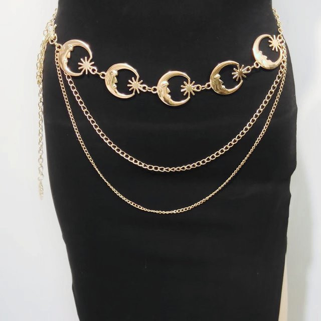 Velishy Taillenkette Punk Gothic, Metall, Damen - Bild 1