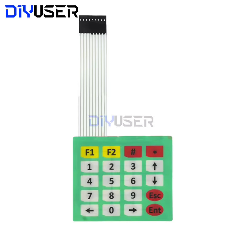 DIYUSER Membranschalter Tastenmatrix-Array DIY-Kit in Multicolor mit 4, 12, 16 oder 20 Tasten - Bild 2