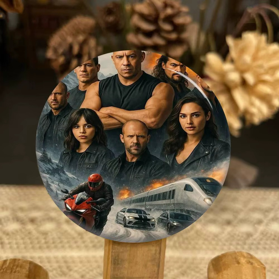 Anstecknadel Fast & Furious, Metall, Rund - Bild 4