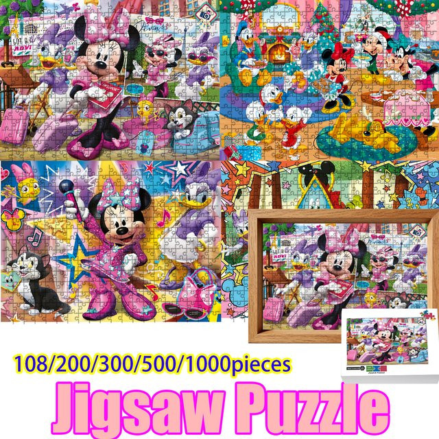 Funko Disney Mickey, Minnie, Daisy Puzzle, 108 Teile - Bild 1