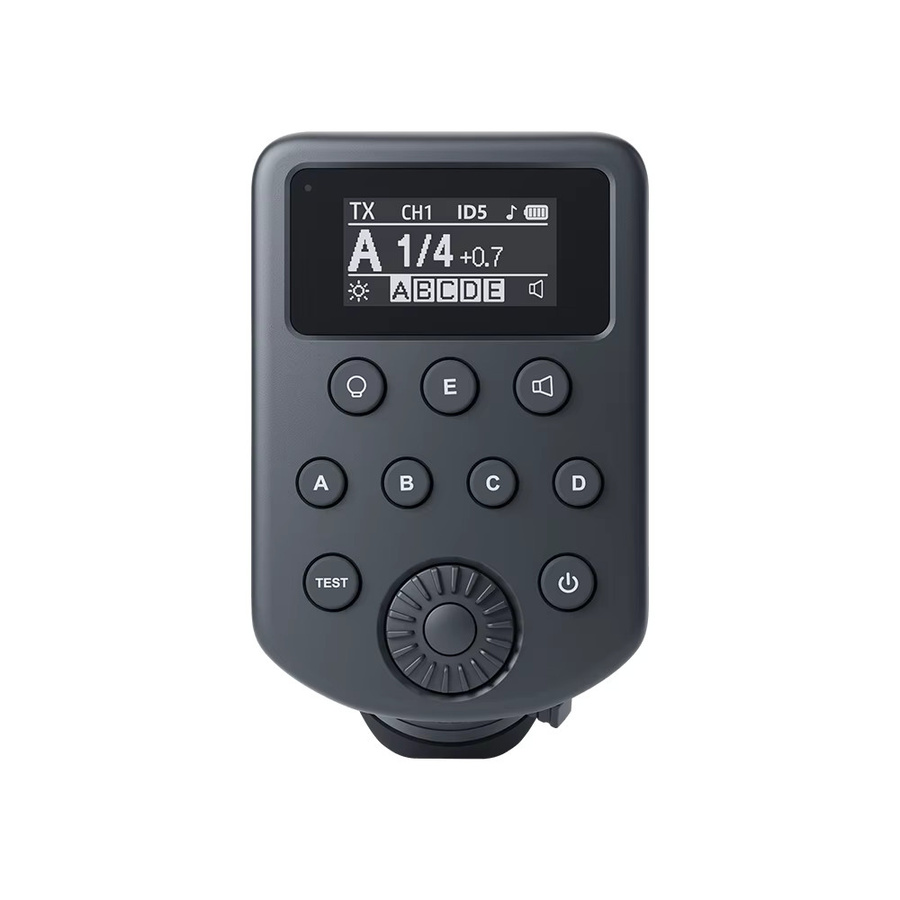 AODELAN Kabelloser Blitzauslöser in Schwarz kompatibel mit Godox 2.4G Wireless X System und Flashpoint R2 Funkfernsteuerungssystem mit 32 Kanälen und 5 Gruppen - Bild 7