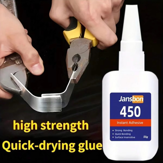 Loansan Superkleber 502 professioneller Sekundenkleber weiß transparent geruchlos - Bild 1