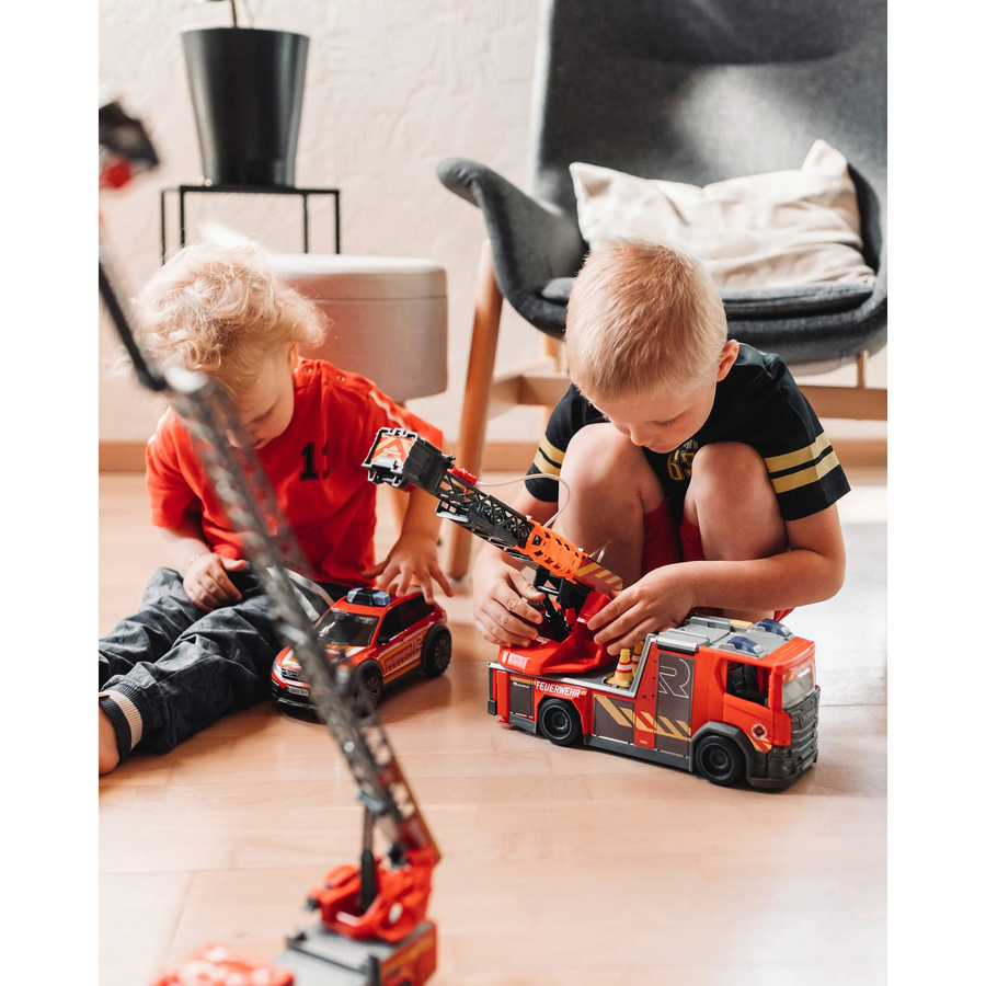 Dickie Toys Feuerwehr Scania mit Drehleiter ab 3 Jahren - Bild 2