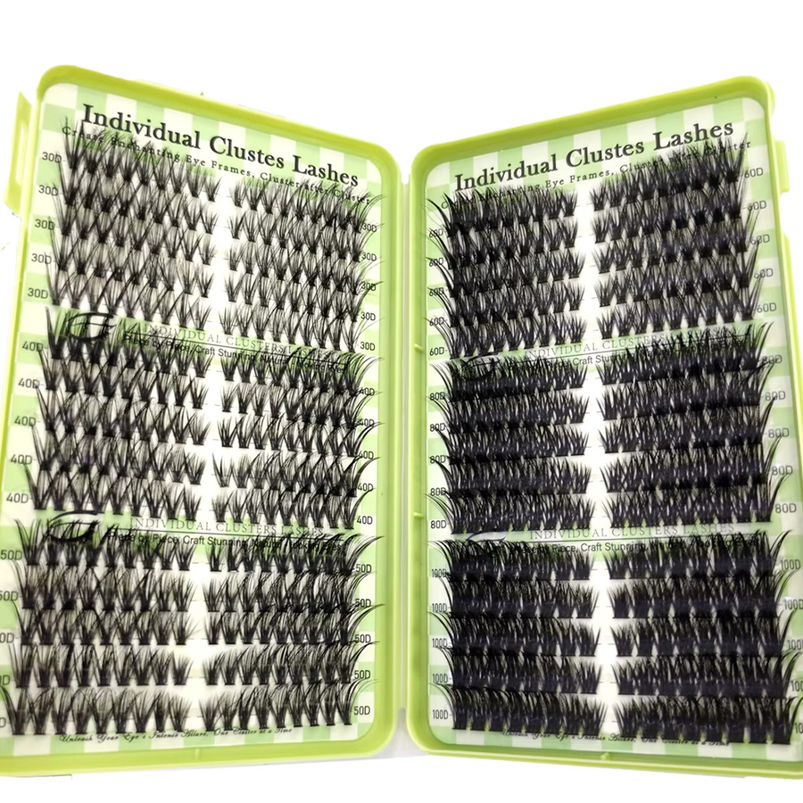 AMSDCN Lash Clusters DIY Wimpernverlängerung, D Curl, Mega Volume - Bild 6