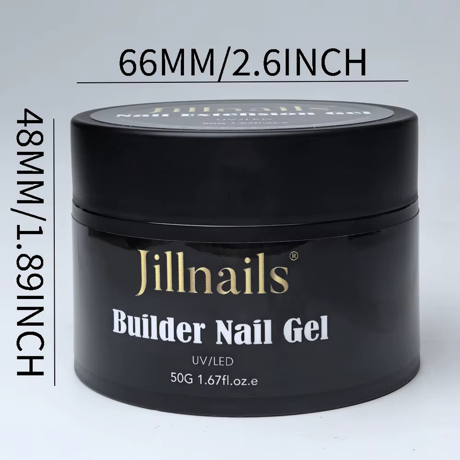Jillnails Gel-Builder, milchig-weiß, 50 ml - Bild 3