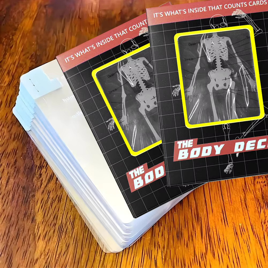ALLOYSEED Anatomie-Pokerkarten, 3D-Bild Lernkarten, Bunt / Mehrfarbig - Bild 2