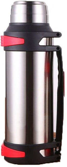 DSorothy Thermosflasche aus Edelstahl mit Riemen, Isolierflasche für 48 Stunden Isolation, Silber, 1600 ml - Bild 1