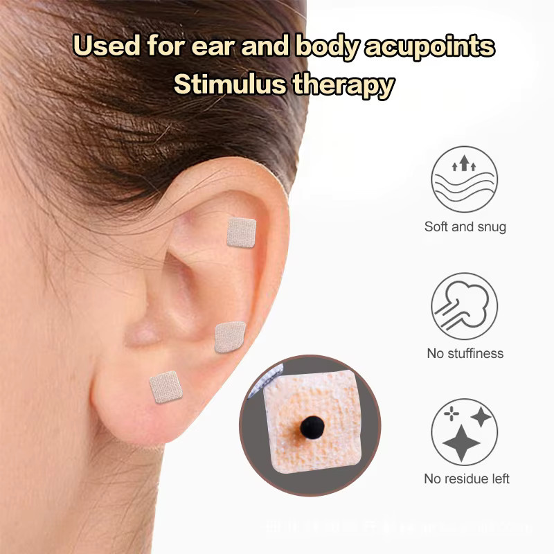 HNKMP Aurikulotherapie Vaccaria Samen-Aufkleber, Unisex - Bild 5