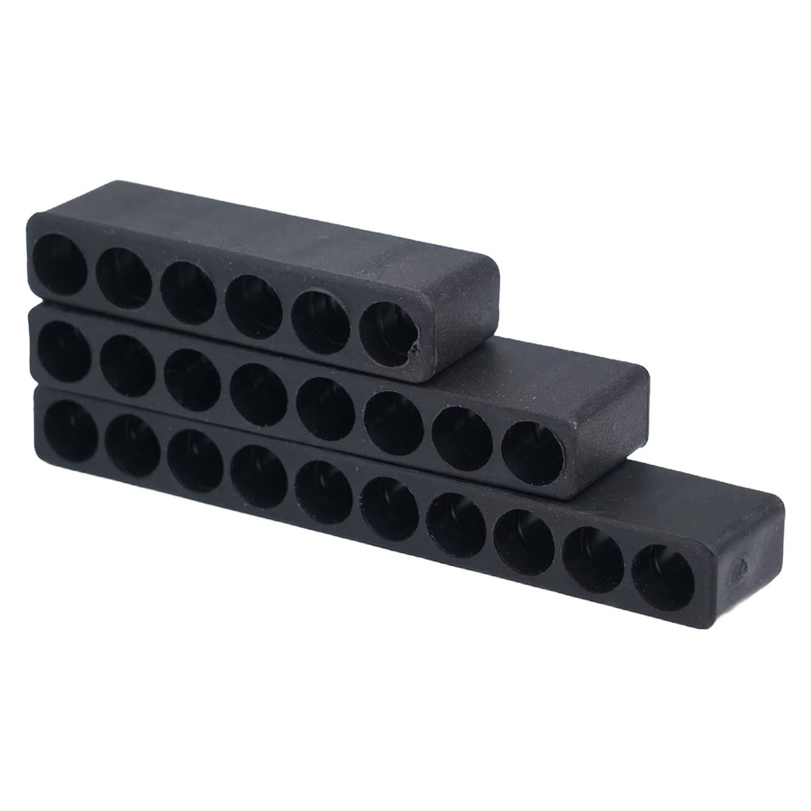 VIBRATITE Bit-Halter Set aus Kunststoff für Hex-Schaft Schraubendreher und Bohrer mit 6, 8 oder 10 Löchern zur Werkzeugorganisation - Bild 4