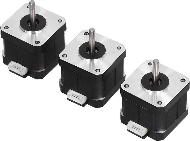 Honor Electronics Schrittmotor Set mit hoher Genauigkeit und 0,9 Grad Schrittwinkel in Weiß, 5 Stück - Bild 1
