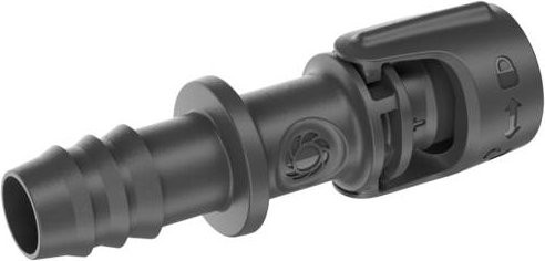 Gardena Micro-Drip-System Universalverbinder 13 mm (1/2 Zoll) in Anthrazit - Bild 1