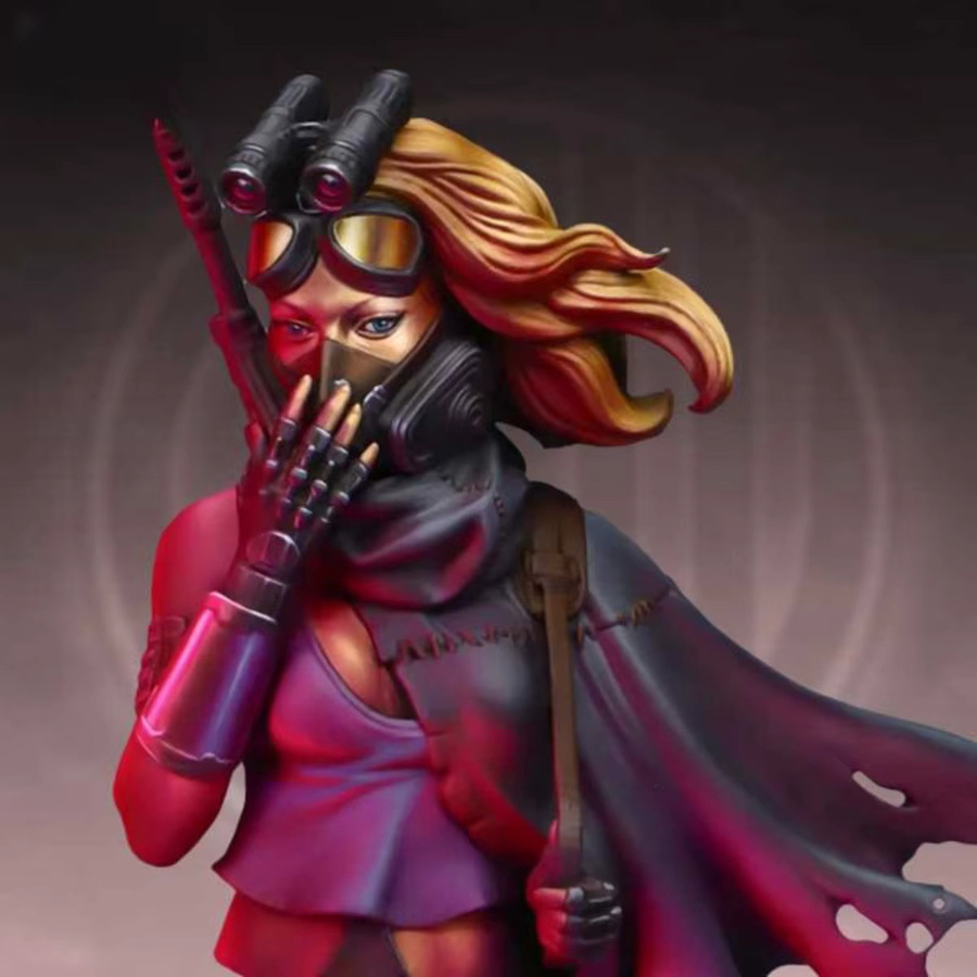 CLEAN SPACE Fantasy-Thema Halbfigur, Resin-Soldatenmodell, DIY-Bausatz - Bild 1