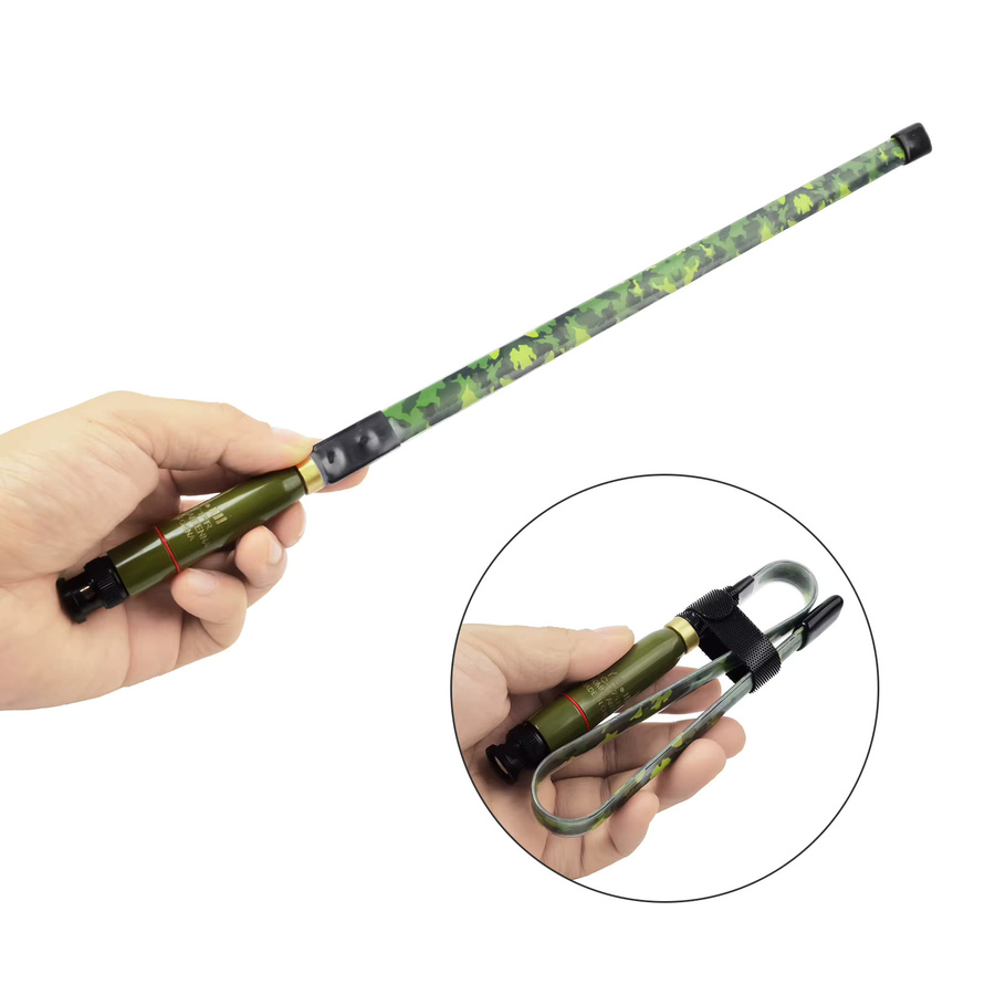 YNIBST Dual Band VHF UHF 15 Zoll faltbare CS taktische BNC Walkie Talkie Antenne für Kenwood TK300 und ICOM IC-W32 in Camouflage/Multicolour - Bild 2